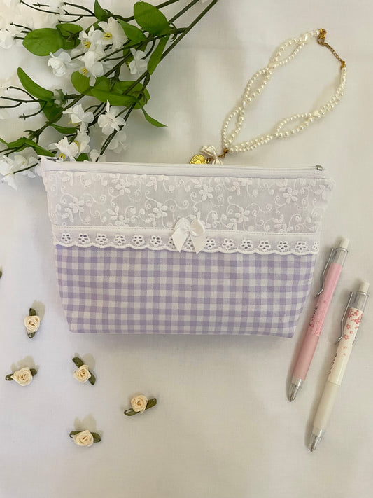 ribboned romance pencil case